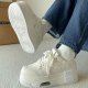 Women's Platform High-rise Lace-up Sneakers