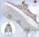 Old Travel Walking Shoes Fly-knit Sneakers Soft Bottom Non-slip