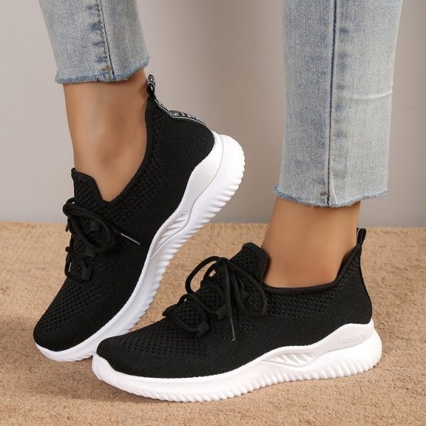 New Thick Bottom Flying Woven Running Hiking Fashion Pullover Sneaker